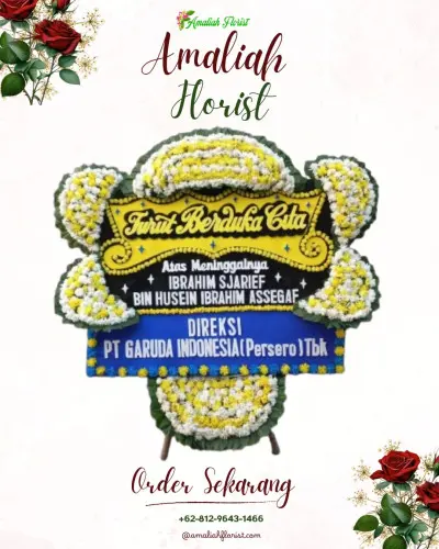 Papan Bunga Duka di Jlegong