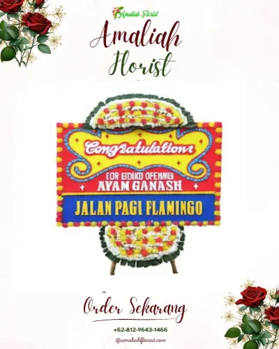 Bunga Papan Congratulation di Jlegong